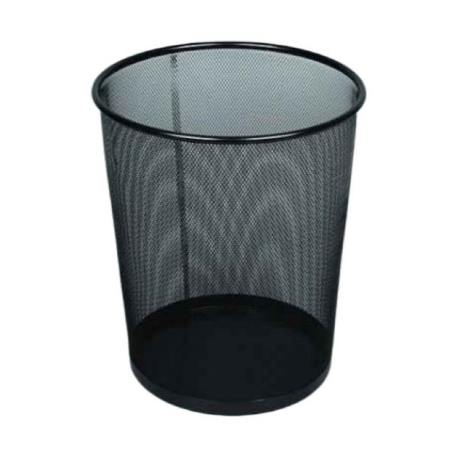 Koš mrežasti Concept Collection okrogli, 19 L črn