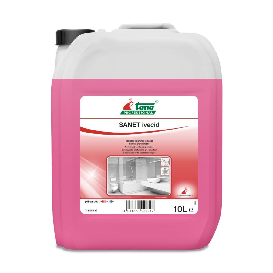 SANET ivecid - močno odišavljeno sanitarno čistilo, 10 L