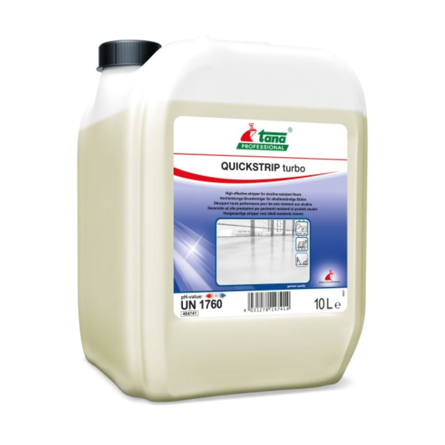 Quickstrip turbo - močen odstranjevalec zaščitnih premazov na PVC, kamnu 10 L