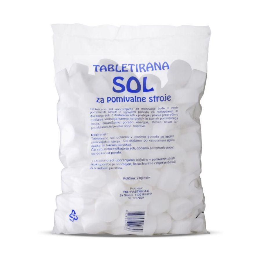 Industrijska sol tabletirana, 2 kg