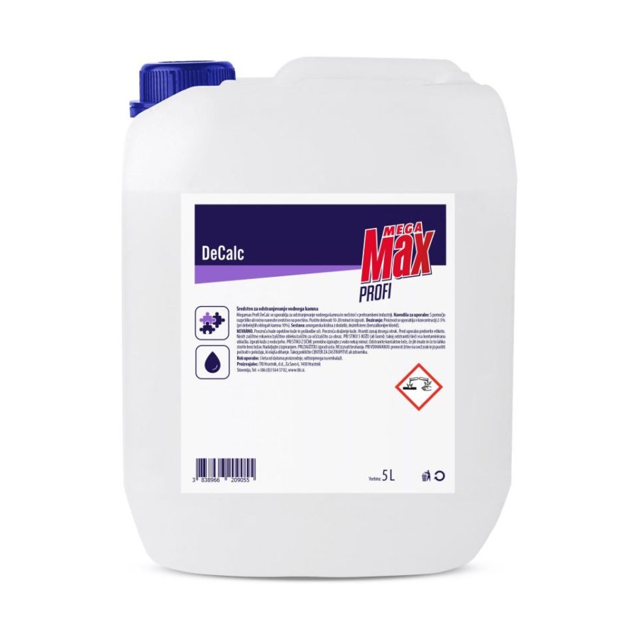Megamax Profi DeCalc - sredstvo za odstranjevanje vodnega kamna in dezinfekcijo, 6 kg