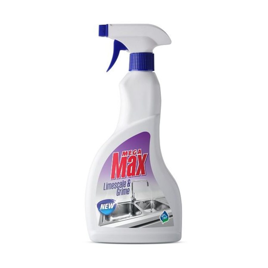 Megamax Limescale & Grime - specialni odstranjevalec vodnega kamna in trdovratnih madežev, 750 mL